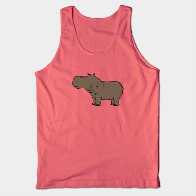 Hippo Tank Top by Otterlyalice